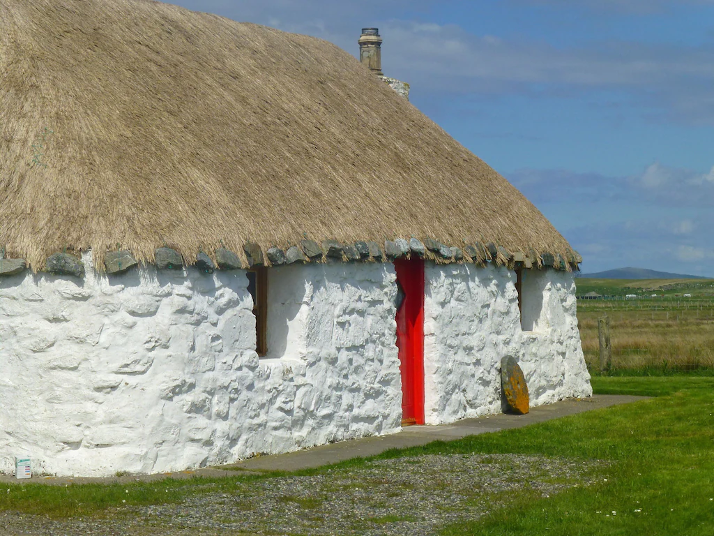 Traditional blackhouse North Uist