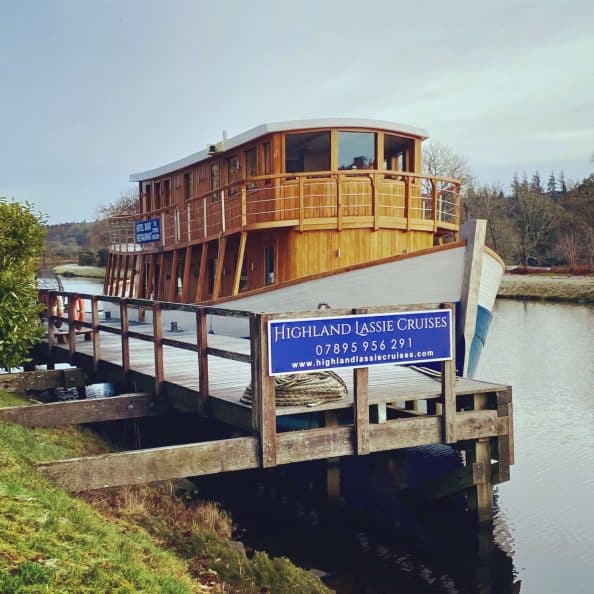 Highland Lassie floating hotel