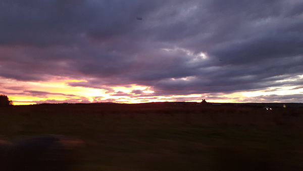 Sunset at Newton Hill