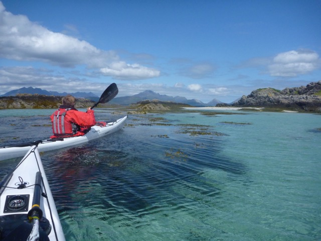 Sea kayaking Scotland Skye's west coast