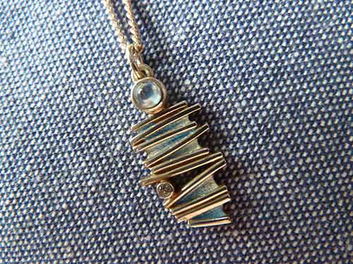 Sheila Fleet Moonlight Silver Pendant with Moonstone