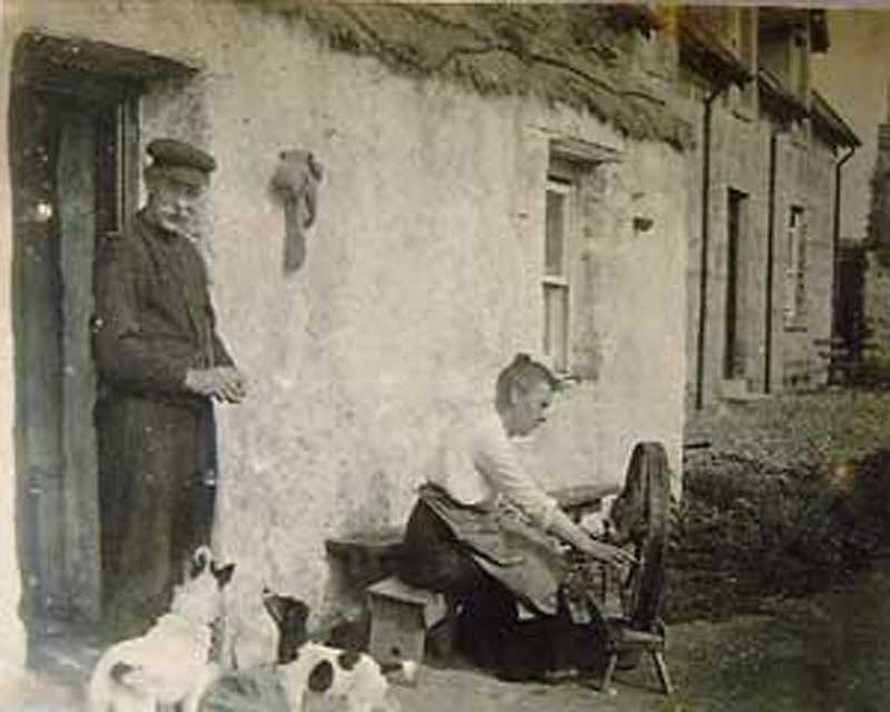 Tigh na Beargh, c.1920’s The spelling of the house has been anglified over the years and should really be spelt Tigh-na-Beart meaning house of the loom, but the Royal Mail and the RBS don’t recognise this traditional spelling, so I am stuck with Tigh na Beargh.