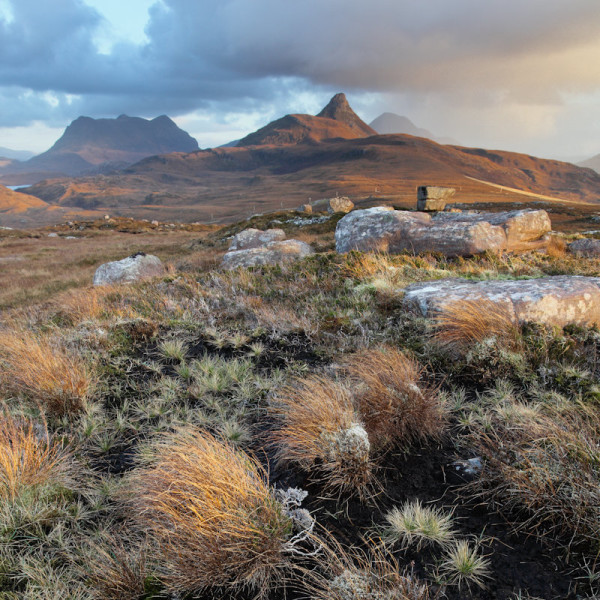 Clearing rain shower, Druim Bad' a Ghaill